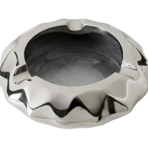 Hot KARE Design Ashtray Avantgard Silver Ø15cm