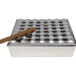 Fashion KARE Design Ashtray Soho Square Silver 25x25cm