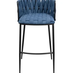Hot KARE Design Bar Chair Saluti Blue 77cm