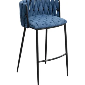 Hot KARE Design Bar Chair Saluti Blue 77cm