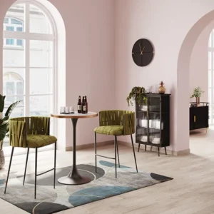 Online KARE Design Bar Chair Saluti Dark Green 77cm