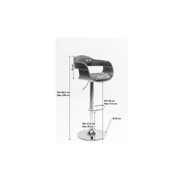 bar_stool_costa_black_4.webp Hot KARE Design Bar Stool Costa Black