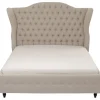 Outlet KARE Design Bed City Spirit Linen Natural 160x200cm
