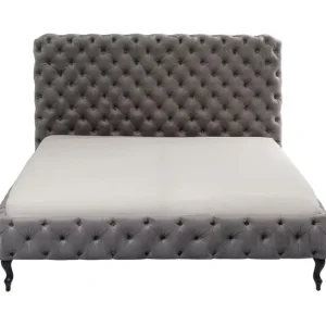 Discount KARE Design Bed Desire High Silver Grey 180x200 cm