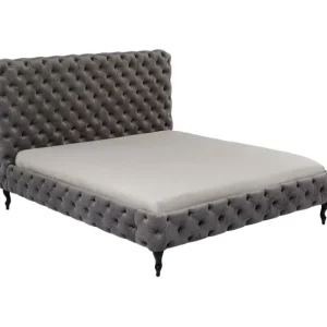 Discount KARE Design Bed Desire High Silver Grey 180x200 cm