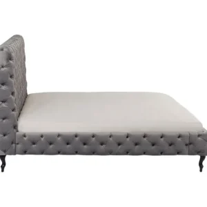 Clearance KARE Design Bed Desire High Silver Grey 160x200 cm