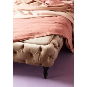 Online KARE Design Bed Desire Velvet Ecru 160x200cm