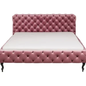 Fashion KARE Design Bed Desire Velvet Mauve 180x200cm