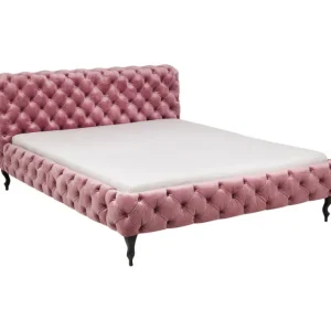 Fashion KARE Design Bed Desire Velvet Mauve 160x200cm