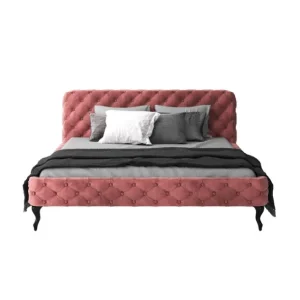 Fashion KARE Design Bed Desire Velvet Mauve 160x200cm