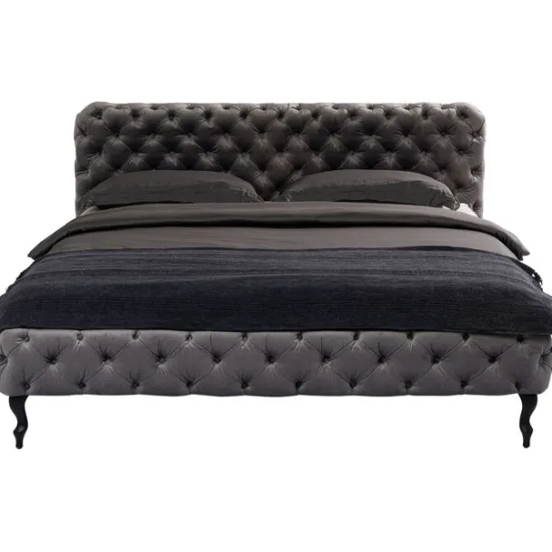 bed_desire_velvet_silver__5.webp Online KARE Design Bed Desire Velvet Silver Grey 200x200cm
