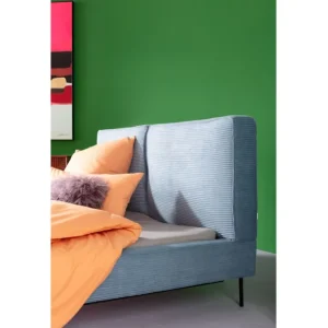 Online KARE Design Bed East Side Cord Blue 180x200cm