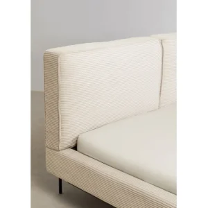 Online KARE Design Bed East Side Cord Creme 180x200cm