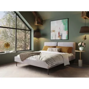 Fashion KARE Design Bed East Side Cord Grey 160x200cm