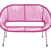 Hot KARE Design Bench Acapulco Mono Pink