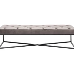 Sale KARE Design Bench Crossover Grey Black 150x40cm