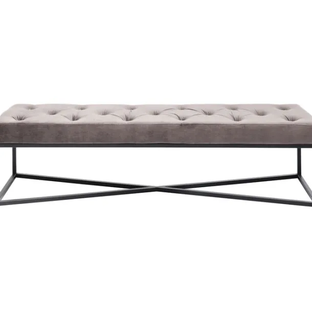 bench_crossover_grey_blac_0-1.webp Sale KARE Design Bench Crossover Grey Black 150x40cm