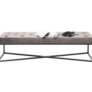 Sale KARE Design Bench Crossover Grey Black 150x40cm