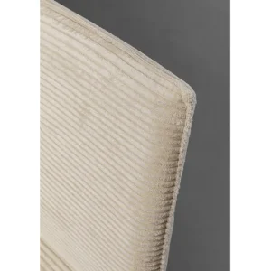 Fashion KARE Design Bench Ledro Cord Creme 165cm
