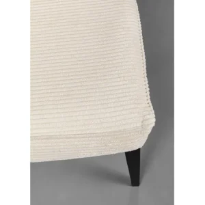 Fashion KARE Design Bench Ledro Cord Creme 165cm