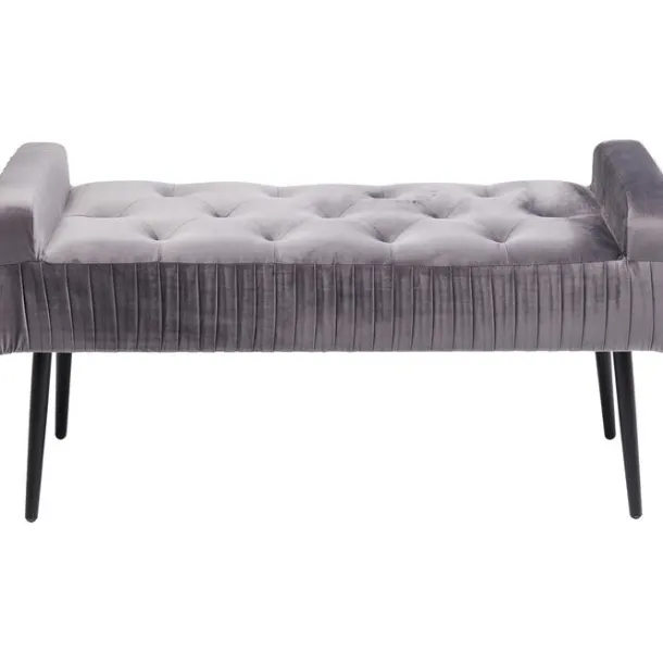 bench_lofty_grey_black_0.webp Discount KARE Design Bench Lofty Grey Black