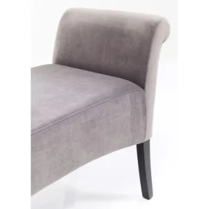 Best KARE Design Bench Motley Velvet Silvergrey