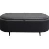 Outlet KARE Design Bench Venezia Storage Anthracite 100cm