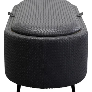 Outlet KARE Design Bench Venezia Storage Anthracite 100cm