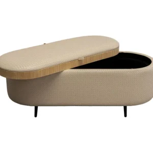 New KARE Design Bench Venezia Storage Cream 100cm