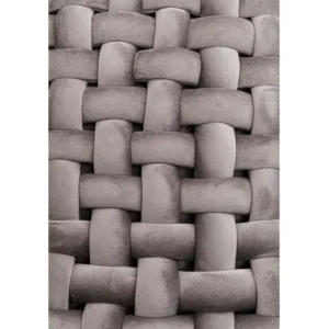 Discount KARE Design Bench Weave Grey 128cm