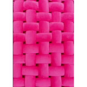 Sale KARE Design Bench Weave Pink 66cm