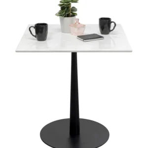 Clearance KARE Design Bistro Table Capri White 70x70cm
