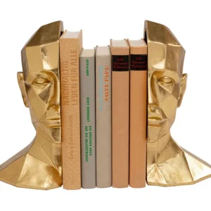 Clearance KARE Design Bookend Face (2/Set)