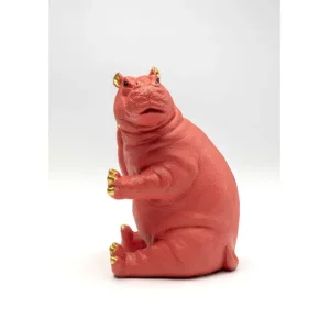 Clearance KARE Design Bookend Hippo Pink (2/Set)