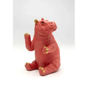 Clearance KARE Design Bookend Hippo Pink (2/Set)