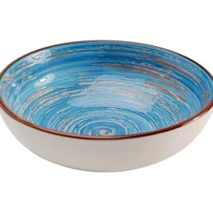 Online KARE Design Bowl Swirl Blue Ø18cm