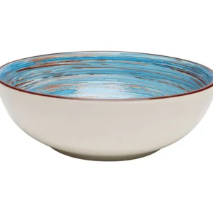Best KARE Design Bowl Swirl Blue Ø22cm