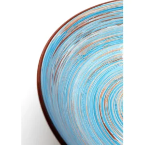 Best KARE Design Bowl Swirl Blue Ø22cm
