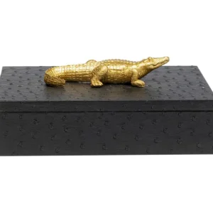 Best KARE Design Box Crocodile Black (2/Set)