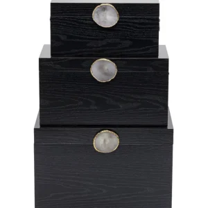 Online KARE Design Box Nifty Black (3/Set)