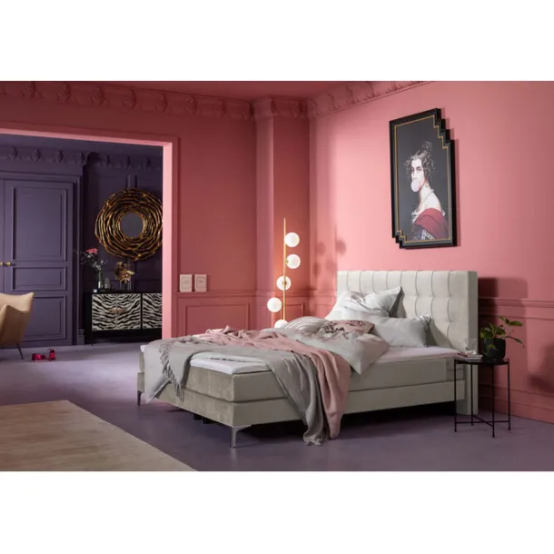boxspring_bed_benito_star_1-1.webp Outlet KARE Design Boxspring Bed Benito Star Cream 180x200cm