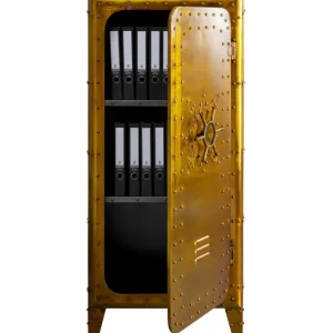 Outlet KARE Design Cabinet Locker Gold 66x152cm
