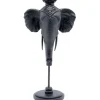 Clearance KARE Design Candle Holder Elephant Head Black 49cm