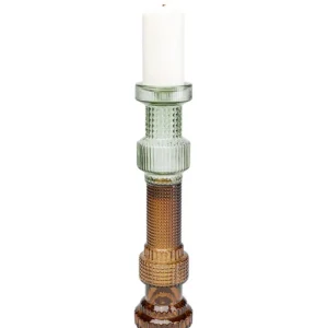 Outlet KARE Design Candle Holder Marvelous Duo Green Brown 49cm