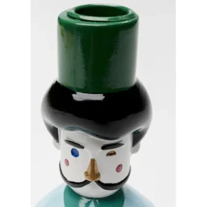 Clearance KARE Design Candle Holder Monsieur Mustache 16cm