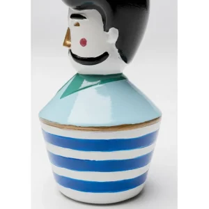 Clearance KARE Design Candle Holder Monsieur Mustache 16cm
