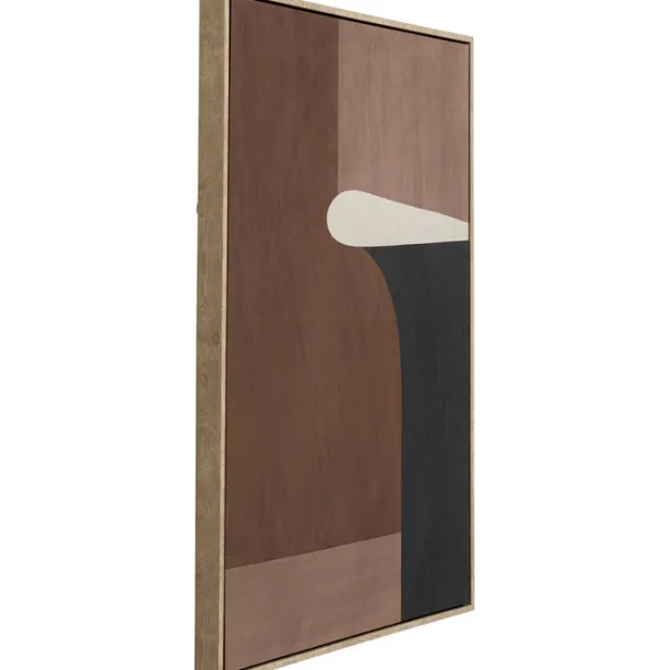 canvas_picture_classic_sh_2-1.webp Online KARE Design Canvas Picture Classic Shape Brownie 60x90cm