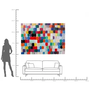 Fashion KARE Design Canvas Picture Colorful Dots 200x140cm