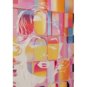 Hot KARE Design Canvas Picture Diva Pixel 120x90cm