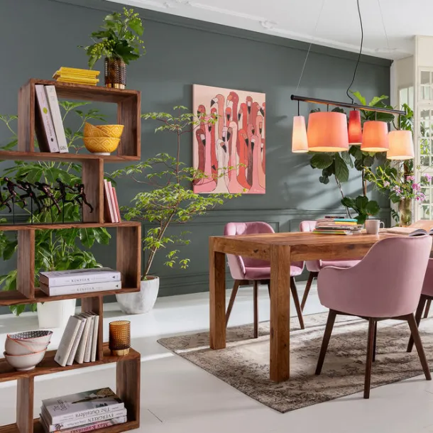 canvas_picture_flamingo_m_5.webp Fashion KARE Design Canvas Picture Flamingo Meeting 90x120cm